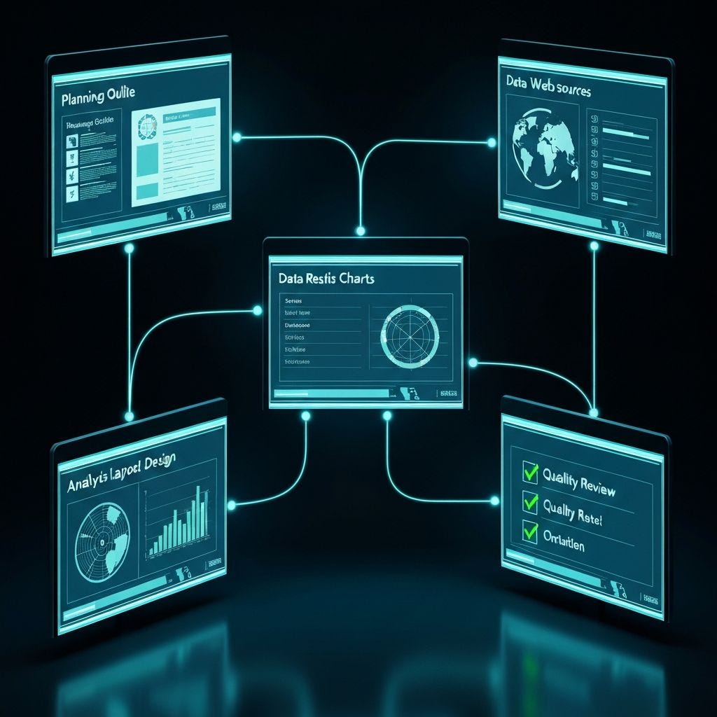 صورة غلاف لتوليد العروض التقديمية متعددة الوكلاء في ChartGen AI