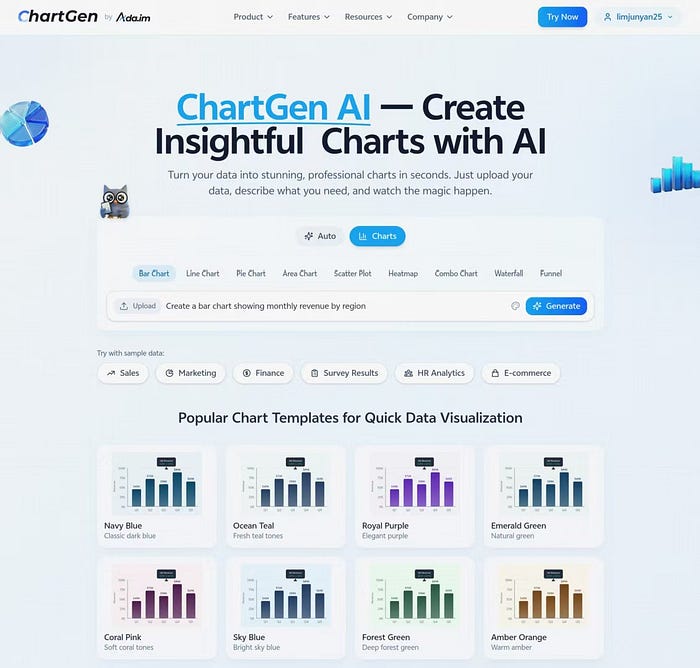 在 ChartGen 裡探索條形圖的多樣性